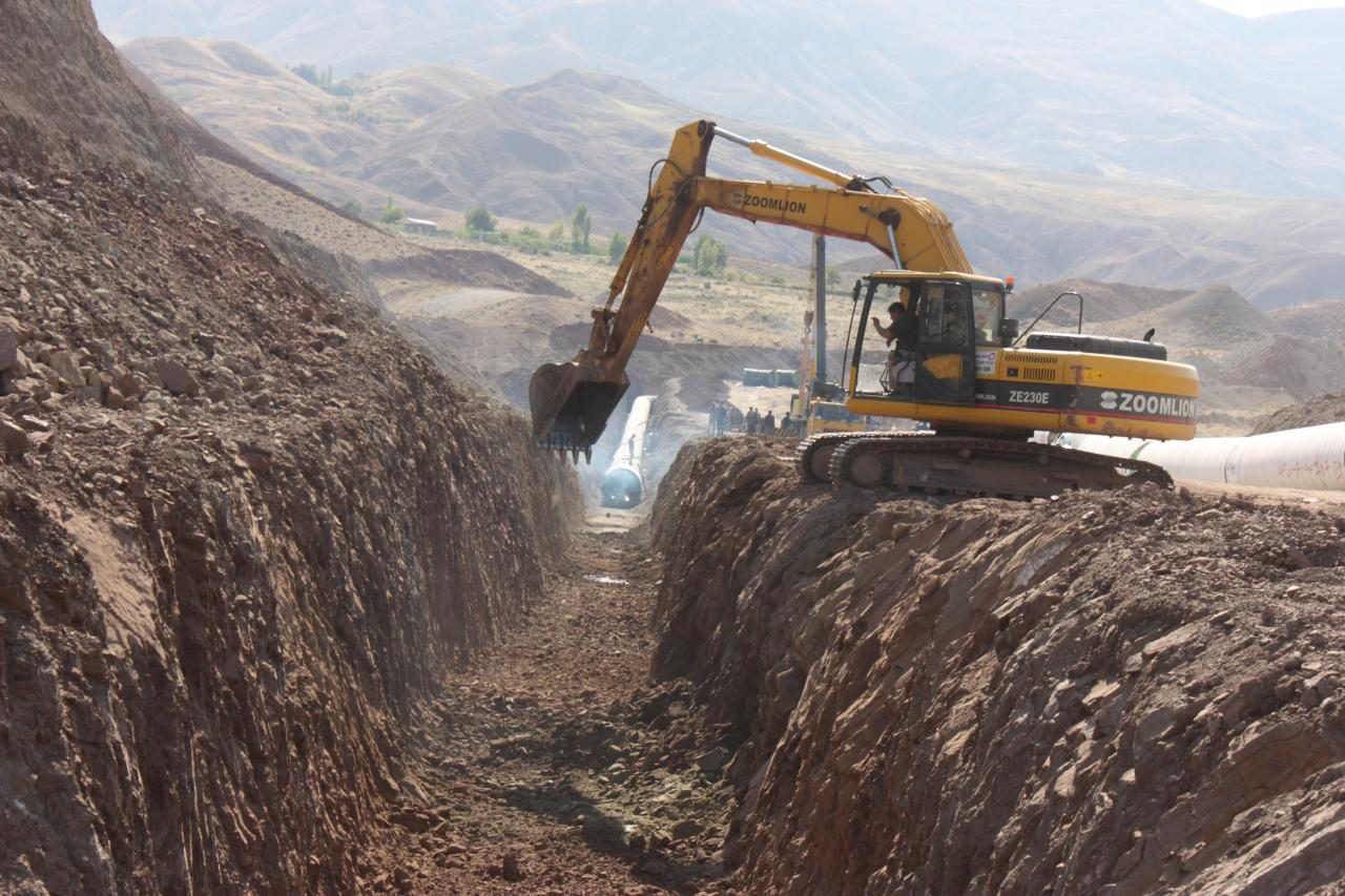 عملیات اجرائی انتقال آب از رودخانه ارس به دشت های یکانات